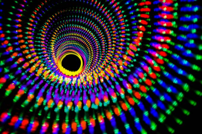 Light Wormhole by prosperij - Bright Colors Photo Contest