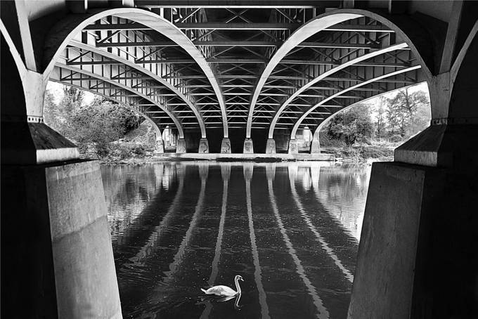 Symmetrical Bridge Curves by davbro - Patterns Photography Contest