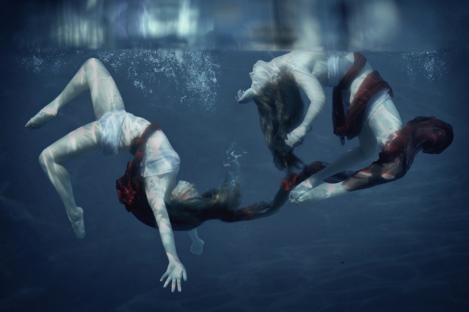 A Drop Of Blood by sarahallegra - People and Water Photo Contest
