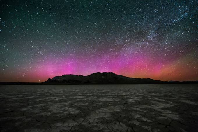 Mystery Lights in the Nevada Desert by ChrisVanLoan