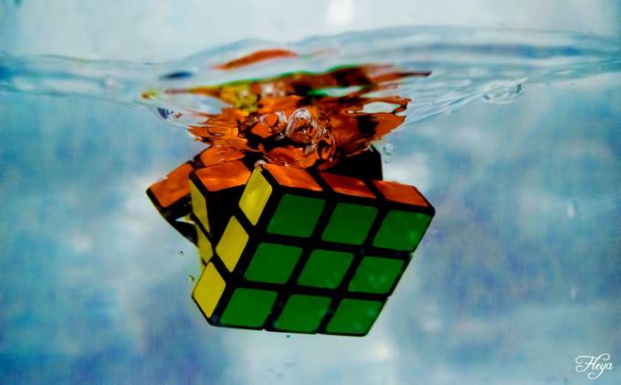Drowned Rubik&#039;s cube by LittleFleya - 300 Toys Photo Contest