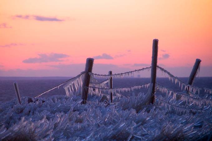Ice Fence by CRamsay - Winter Vistas Photo Contest