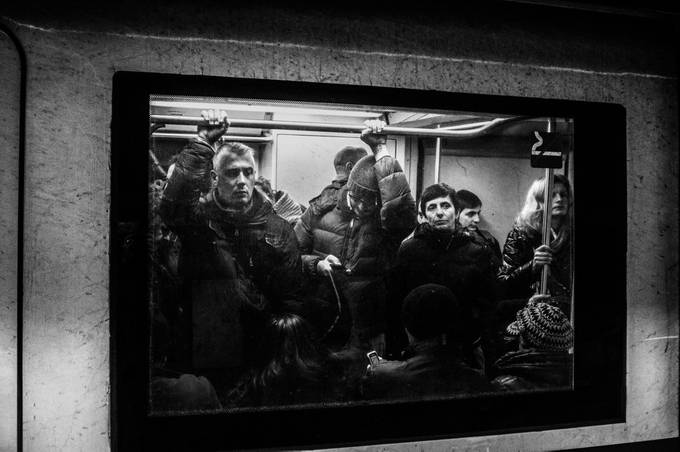 Metro Misery by StuartByles - Looking Through The Window Photo Contest