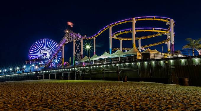 Santa Monica Pier by patrick9x9 - Merry Go Round And Other Rides Photo Contest
