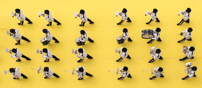 Marching band by JayLawler - Bold Colors Photo Contest
