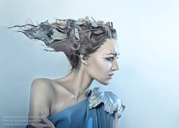 Golubenko Olga_beatiful woman with fantasy hair by olenazaskochenko - A Fantasy World Photo Contest
