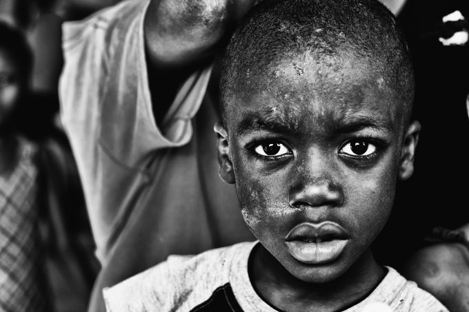 Haiti Eyes in B&W by brendanvanson - Beautiful Eyes Photo Contest