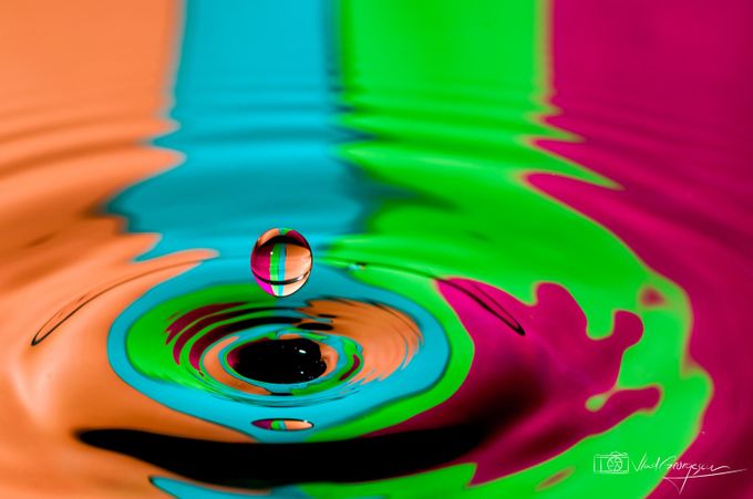 Colorful waterdrop by vladgphoto - Color Explosion Photo Contest