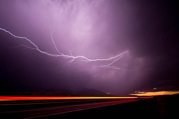 Lightning at Pyramid Lake by elizabethcummings - Intuit Photo Contest