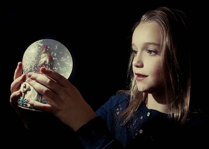 The Snow Globe by deemcintosh - The Joy of Holidays Portrait Photo Contest