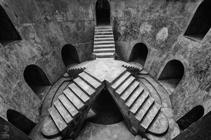 Underground Mosque by rahjuan - Black and White Architecture Photo Contest