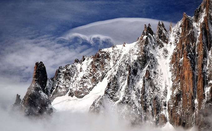 The mists of the Mont Blanc by Eryana - Mountain Tops Photo Contest