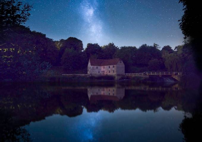 Sturminster Newton Mill Reflections of Time by ollietaylorphotography