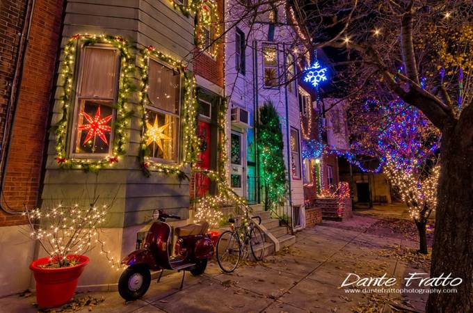 City lights by dantefratto - Holiday Lights Photo Contest