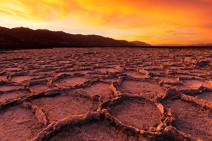 Fiery Death Valley Sunrise by pvarney3