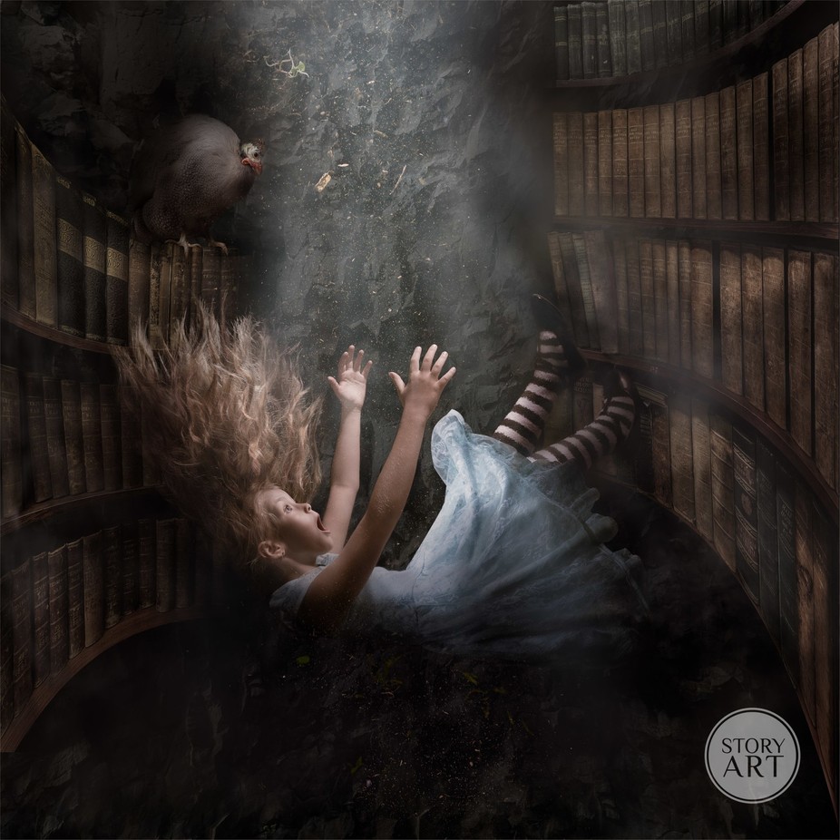 Down the Rabbit Hole by karenalsop - Fairytale Portraits Photo Contest