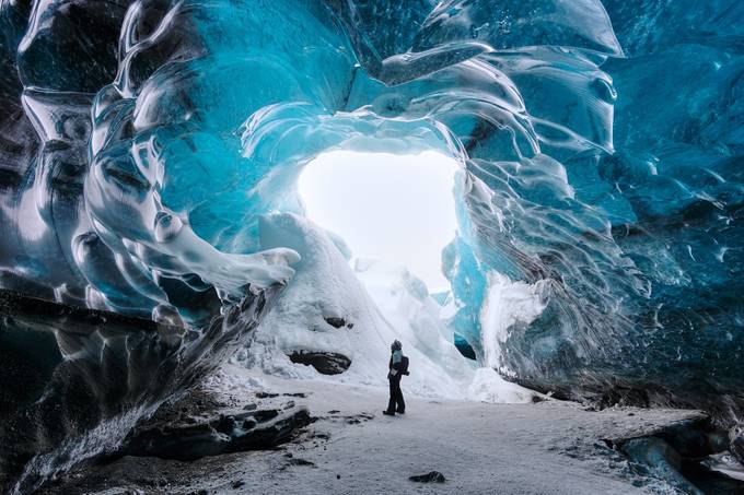 Vatnajokull Glacier Ice Cave by shanewheelphoto