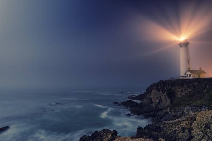 Pigeon Point Lighthouse by ChasingLightLikeMad - The Fog And The Sea Photo Contest