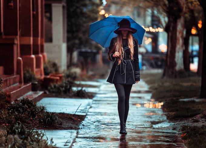 Walking in the rain by Ethos - Walking Down The Street Photo Contest