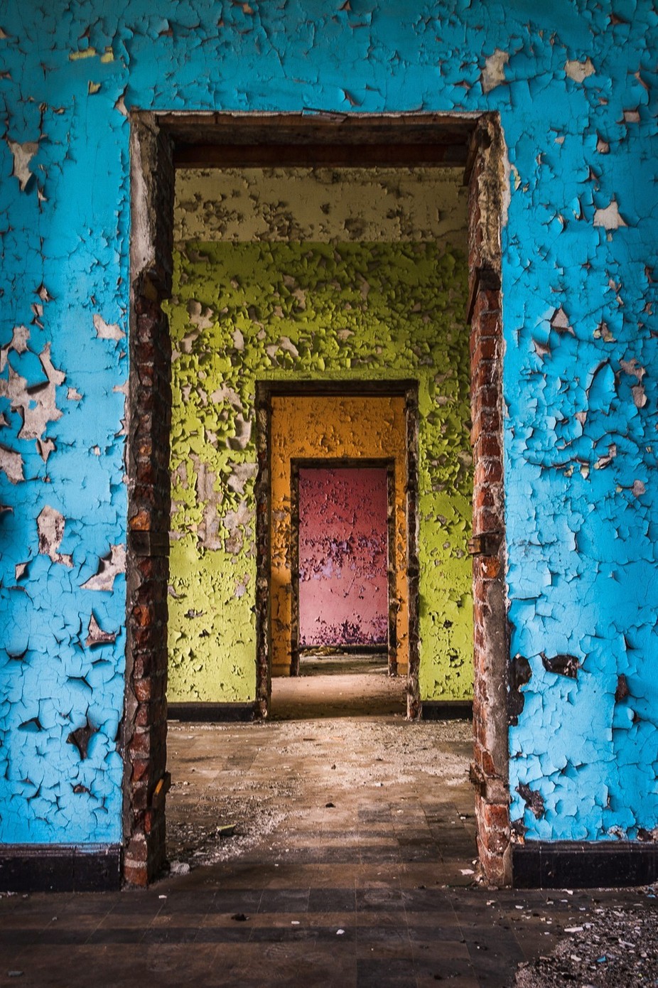 Prison 11 Doors by stefgoovaerts - The Colors Photo Contest