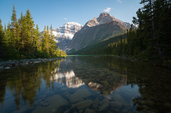 Mt Edith Cavell Reflection by johnygoerend - From Afar: Landscapes Photo Contest