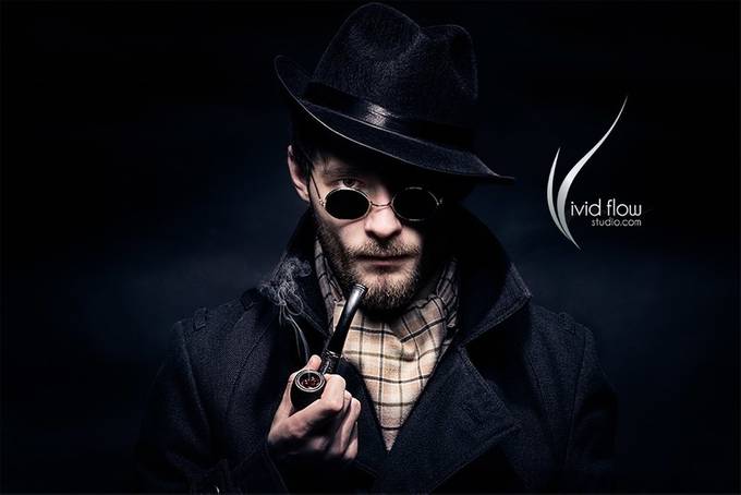 Sherlock Holmes like character by VividFlowStudio - Sunglasses Photo Contest