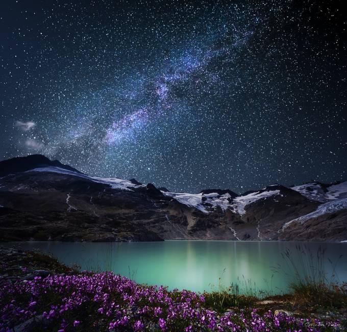 2176 m.ü.M by CmoonView - Nature At Night Photo Contest