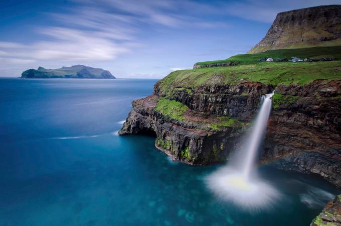 gasadalur waterfall - the faroe islands by ovi_craciun - Landscapes 101 Photo Contest