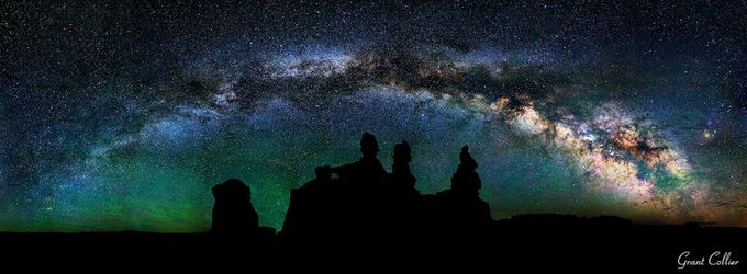 Milky Way Over Goblin Valley by grantcollier
