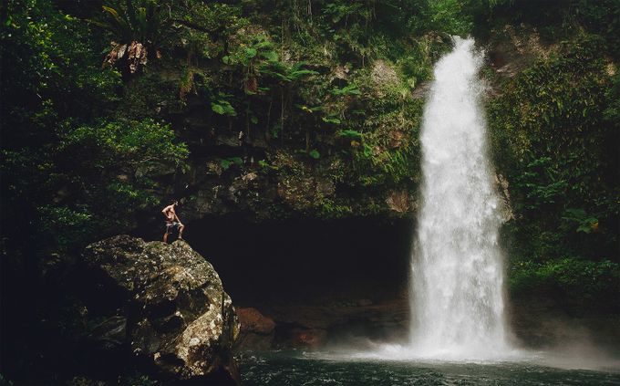 Waterfalls in Fiji  by claudeleesadik