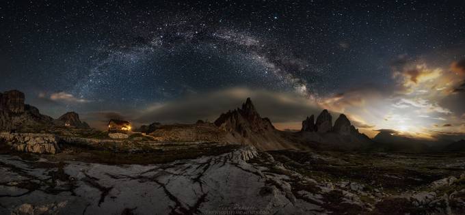 Galaxy Dolomites by IvanPedrettiPhoto - Inspiring Places Photo Contest