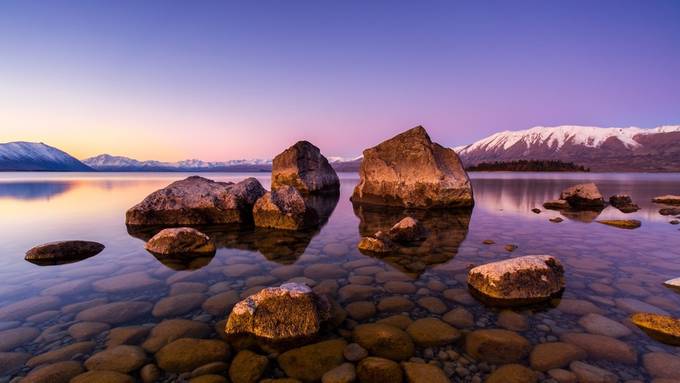 Lake Tekapo Sunset by SebastianWarneke - Capture Light Colors Photo Contest