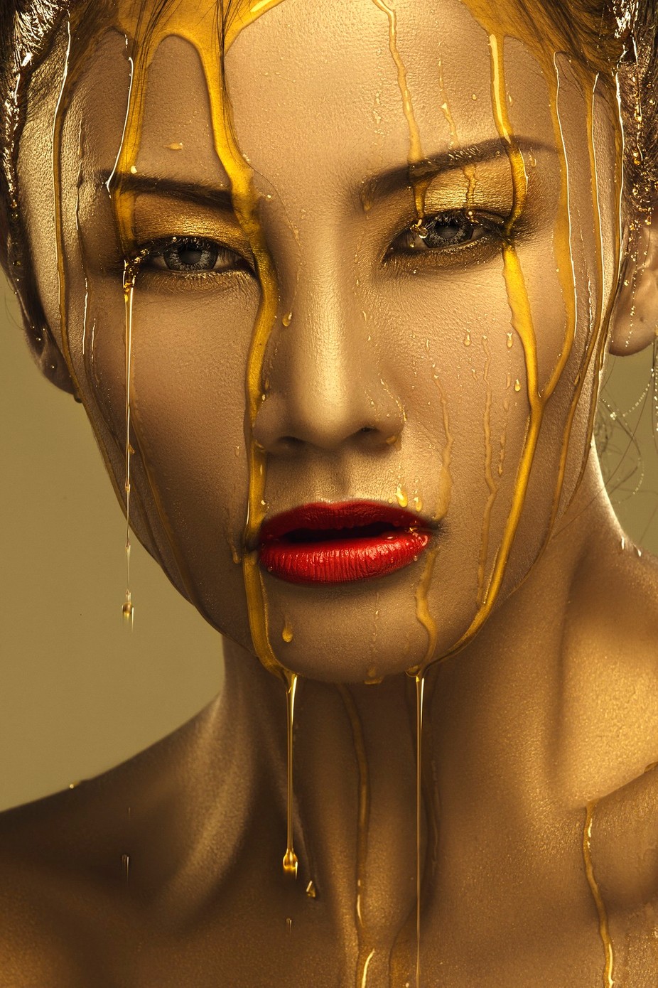 LADY GOLD by oonk_madourart - Female Faces Photo Contest