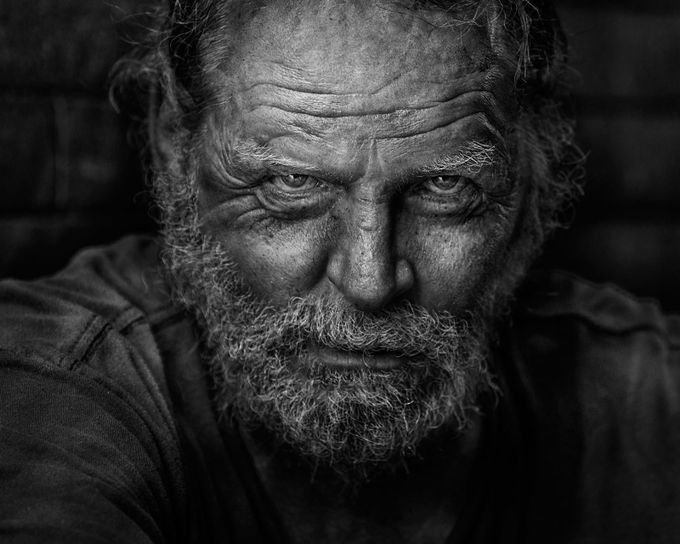 Dark soul of man(#9) by RussElkins - Street Portraits Photo Contest