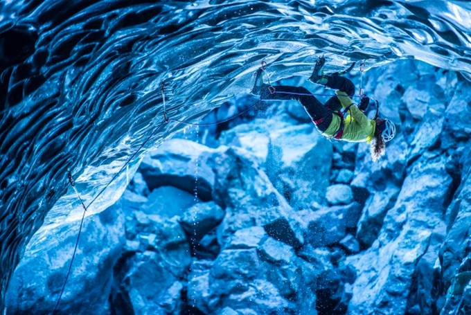 Stunning Film Shows The Danger Of Photographing Ice Climbers in Iceland