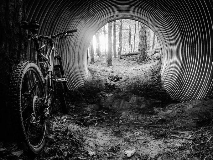 Trail Tunnel by olimoorman - Monochrome Objects Photo Contest