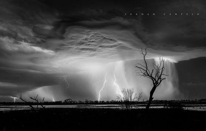 Corrogin Summer Storm Structure  by jordancantelo - Black And White Wow Factor Photo Contest
