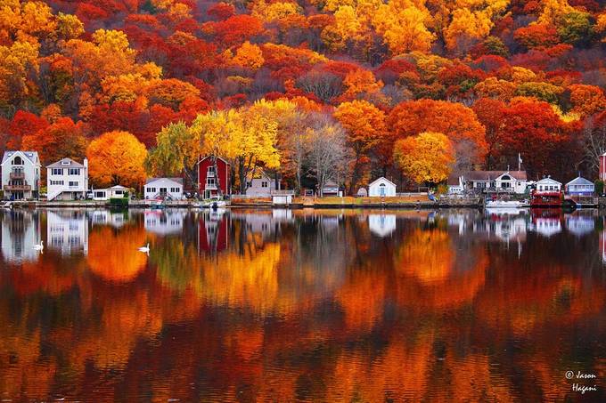 Autumn Reflections by jhags1313 - Fabulous Foliage Photo Contest