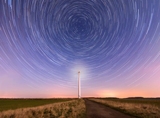 Wind Farm Trails by TimHallPhoto - Celebrating Shapes Photo Contest