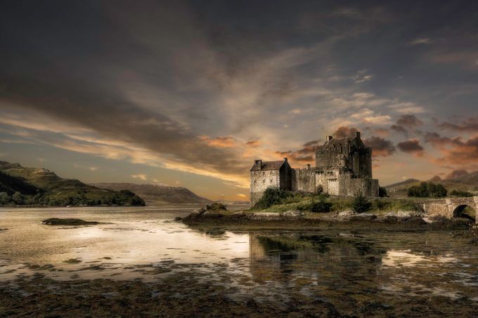 Castle sunset by Dickiebird - HDR Objects Photo Contest Explore Series