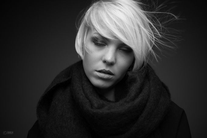 Julie by Boholm - Black and White Portraits Photo Contest