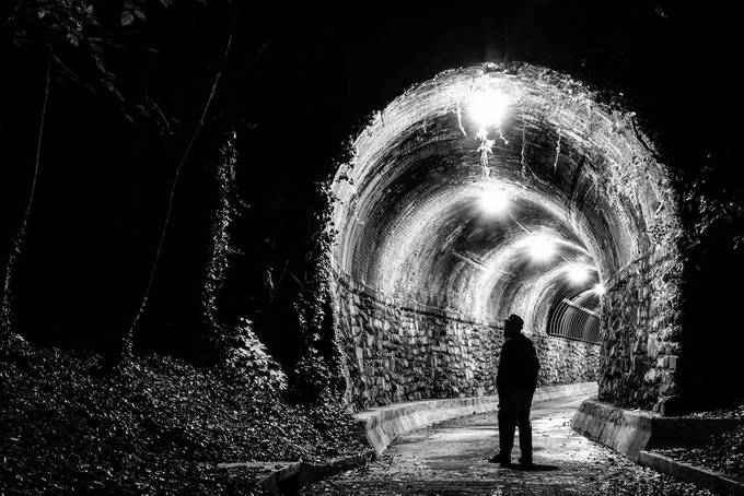 Tunnel by 1WolfPhotography - Silhouettes In The City Photo Contest