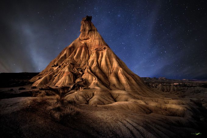 Desert lights by night in the Bardenas by Carlos_Santero - Earth Day 2016 Photo Contest