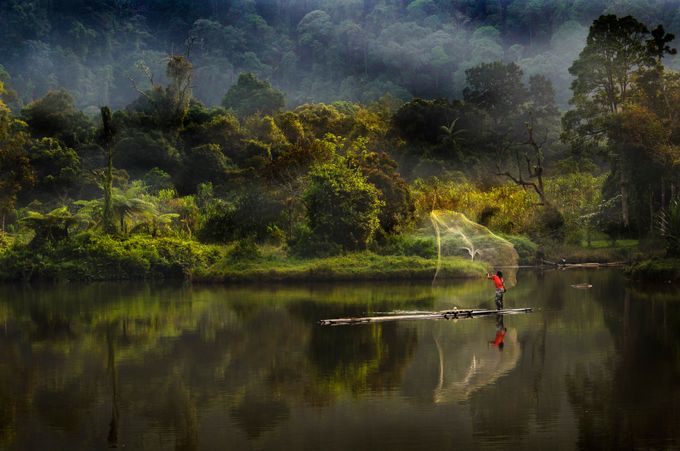 Pagi d situ by raungbinaia - The Beauty Of Lakes And Rivers Photo Contest