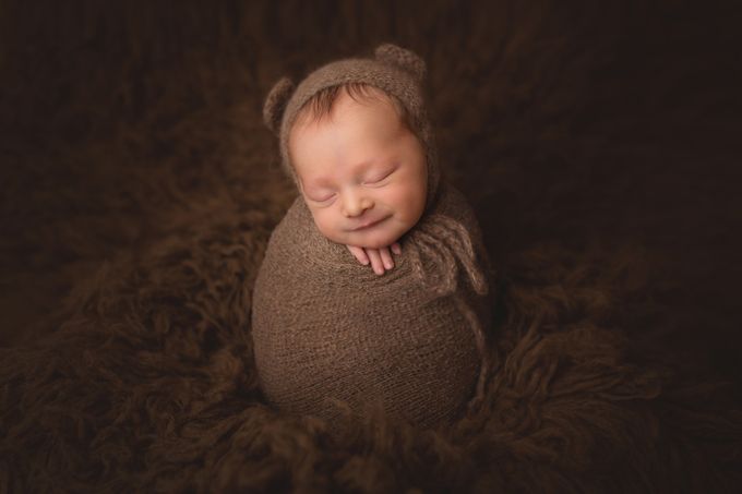 Happy Little Potato by EmmaStaskoPhotography - Newborn Smiles Photo Contest