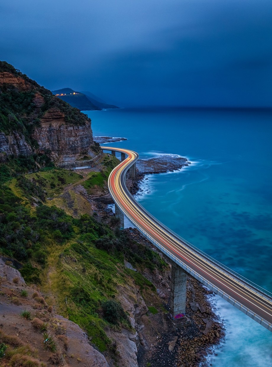 Sea Cliff Bridge - NSW, Australia by tassiegrammer - Splendid Bridges Photo Contest