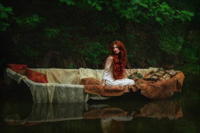 Lady in the Boat | Liliya Nazarova by liliyanazarova