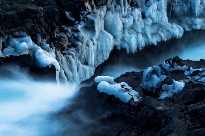 Hvita Ice by brittaoliver - Winter Long Exposures Photo Contest