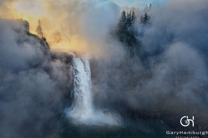_MH_2578 Morning Glow at the Falls by hambga - Image Of The Month Photo Contest Vol 12