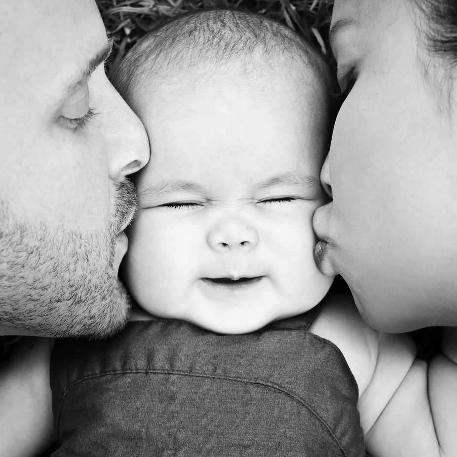 Baby Kiss by amirsaidi - Family Love Photo Contest
